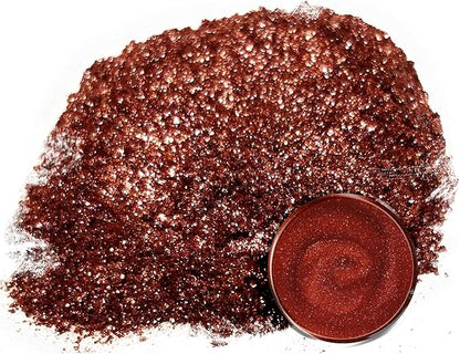 Eye Candy Pigments Premium Copper Mica Powder - Yasuya Copper (25gr) - for Epoxy, Resin, Soap, Paint, Woodworking, Acrylic Pouring, Bath Bombs, Fishing Lures - DIY Arts and Crafts Additive