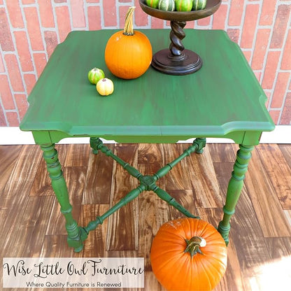 Dixie Belle Paint Company Chalk Finish Furniture Paint - Evergreen (4oz) - Matte Bold Green Chic Chalk Mineral DIY Furniture Paint