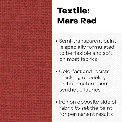 Textile Color Paint Mars RED