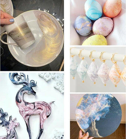 Alcohol Ink Set - 34 Color Variations - Set #29-4 Alcohol Inks x 0.51 fl oz (15 ml)