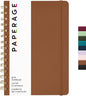 PAPERAGE Graph Paper Spiral Notebook & Journal, (Cognac), 160 Pages, Medium 5.5 inches x 8 inches - 100 GSM Thick Graphing Paper, Hardcover, Double-Wire Grid Spiral Notebook