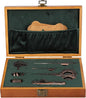 Pssopp Vintage Embroidery Scissors Set, Sewing Tool Kit with Sewing Needle Case Thimble Threader Complete Set for Embroidery and Needlework(Bronze)