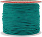 Mandala Crafts 1mm 109 Yards Peacock Green Cotton Waxed Cord for Jewelry Making Bracelet Cord Waxed String - Beading String Thread Jewelry Cords for Necklaces String