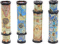 Magic Kaleidoscope, 4 Pack for Kids Adults 3D Mirror Lens Kaleidoscope Party Favors Stretchable Long Classic Kaleidoscope Toy Educational Science Developmental Toy (Two Colors)