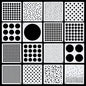16 Pcs Circle Stencils for Drawing,Polka Dot Stencils Round Geometric Stencil for Painting Mixed Media Assorted Size Circle Stencil for Painting On DIY Card Wood Furniture Pillow Wall Scrapbook