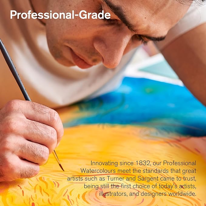 Winsor & Newton Professional Water Colour Paint, Half Pan, Light Red