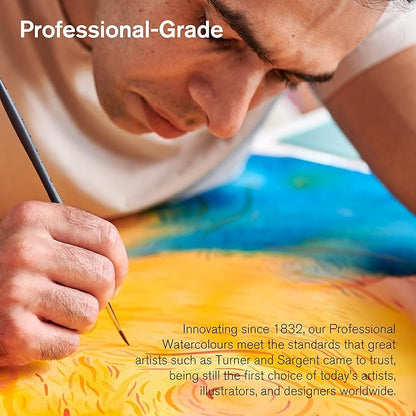 Winsor & Newton Professional Water Colour Paint, Half Pan, Cobalt Turquoise Light