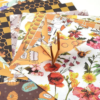 Origami 6x6 Paper Kit 150 Sheets 150 Vivid Colors Double Sided Same Printed Traditional Patterns Square for Arts Crafts Projects Japan Traditional Chiyo.Afternoon Tea