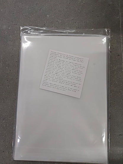 Clabby 36 Sheets Holographic Sticker Paper A4 Vinyl Sticker Paper Self Adhesive Waterproof Transparent Film, 11.7 x 8.3 inches (Gem, Dot, Colorful, Star, Heart, Glossy Clear)