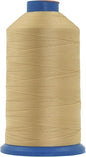 Mandala Crafts Bonded Nylon Thread Tan Heavy Duty Sewing Threads - 800 YDs Size 277 840D T270 Tex 270 Thread for Leather Jeans Weaving Outdoor Marine Upholstery Threads