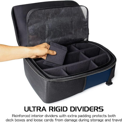 ENHANCE MTG Backpack TCG Card Storage - TCG Backpack for Deck Boxes, Sleeved Cards, Playmats, MTG Accessories