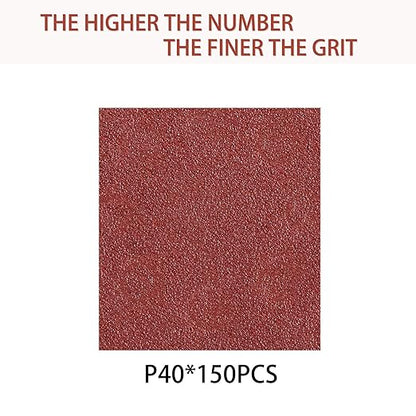 150pcs 40 Grit Sanding Discs, 5-Inch 8-Hole Sandpaper, for Woodworking or Automotive