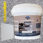 Epoxy Colored Sand Floor Paint, Epoxy Floor Paint High Gloss Marble Effect Coating for Indoor and Outdoor, Wear-resistant and non-slip Self-leveling Coating Light Gray 35OZ(1KG)