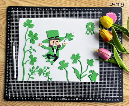 MEARCOOH Green Foam Sheets Crafts 9x12 Inch 2mm Eva Color Craft Foam Paper for Crafts Project Preschoolers Classroom Scrapbooking DIY Cosplay(10 Sheets)