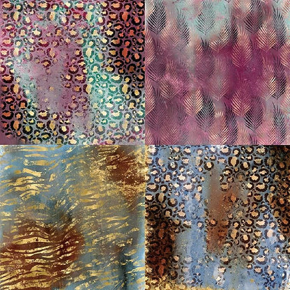 YASMEN 6"x6" Scrapbook Paper Pad - 24 Sheets of Patterned Cardstock for Card Making, Scrapbooking, Junk Journal, DIY Gift Cards - Single-Sided Decopodge Decorative Craft Paper