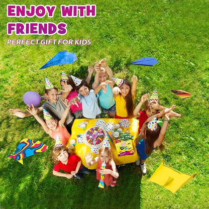 Pigipigi Kids Craft Origami Paper Kit for Kids Ages 5-8 8-12, with Guiding Book, 70 Sheets DIY Art and Crafts Supplies, Colorful Folding Papers Set Projects Gifts Activity for Boy Girl Toys(Plane)