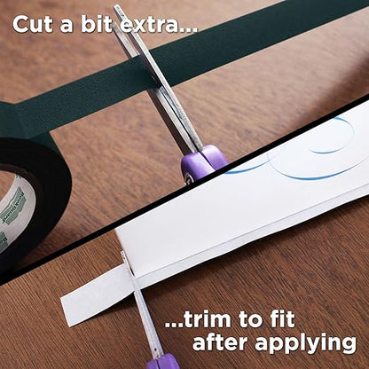 BookGuard 0.75 inch Premium Bookbinding Repair Cloth Tape, 15 Yard Roll, Forest Green