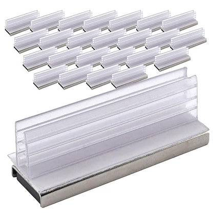 Master Magnetics Magnetic Sign Holder Pack - Magnetic Sign Holders for Door Frames, Metal Shelves, Whiteboards - Powerful Magnet - Retail EZ Grip Holder - 3" L x 1" W x 1.13" H - 25-Pack