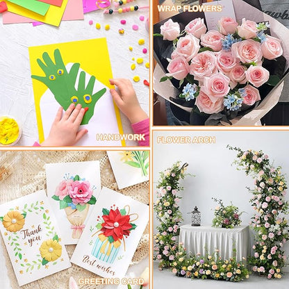Balloon Arch Kit - 98.4ft DIY Balloon Garland Strip with 600Pcs Clear Glue Point Dots, Removable Adhesive Tape for Balloon Arch Decorations, Wedding & Craft Decor