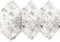 80-Pack Napkins Disposable Paper Towel Cocktail Dinner Party Decoration, Silver Splash