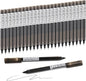 RIANCY Black Fine Point Gel Pens 24Pcs 0.5mm Gel Ballpoint Pens Black Liquid Ink Pens No Smear No Bleed, Smooth Writing Pen for Journaling Note Taking Drawing Sketching Coloring Office School Supplies