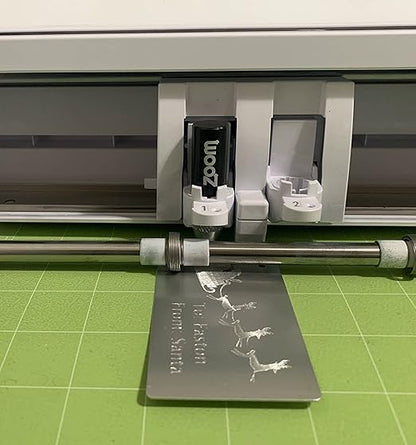 Metal Engraving Blanks for Etching w/Silhouette Cameo 4 Pro Plus, Brother Scan and Cut, Maker, Explore Air 2 or Laser Engraving Blanks - Anodized Aluminum Sheet Metal & Plates for Crafting- 10 Pack