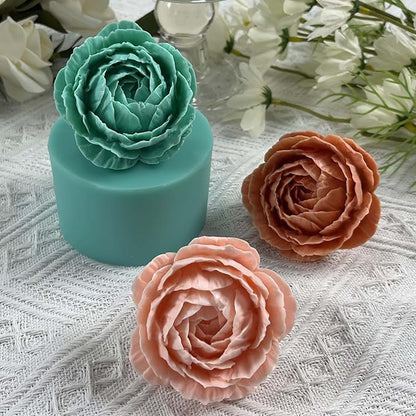 Blossom 3D Flower Crystal Epoxy Mold, Flower Resin Silicone Molds, Decorated Soap Candle Wax, Aroma Plaster Diffuser,Chocolate Mousse Cake Mold Mould