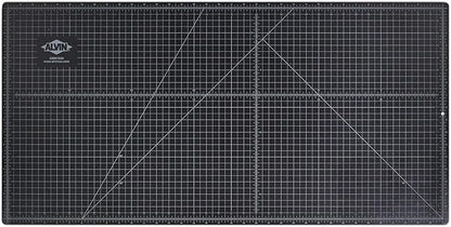 ALVIN GBM Self-Healing Cutting Mat 18 x 36 inch | Double-Sided Green/Black | 5-Layer Gridded Surface for Arts, Crafts and Sewing - Model GBM1836