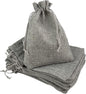 Palmhomee Pack of 25 Burlap Gift Bags with Drawstring Linen Jewelry Pouches Wedding Hessian Jute Bags for Birthday Jewelry and Treat Pouches Party Wedding Favors Gift Art and DIY Craft (7x9 Inch ,