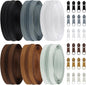DOITEM 5# Zippers 12 m Nylon Endless Zip Set with Slider and Zip for Sewing and Crafts (6 Colors)