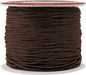 Mandala Crafts 1mm 109 Yards Bistre Brown Cotton Waxed Cord for Jewelry Making Bracelet Cord Waxed String - Beading String Thread Jewelry Cords for Necklaces String