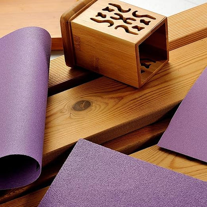 Sandpaper Assorted Grit 9 x 11 Inch, 5 Each of (800,1000,1500,2000,2500), Wet Dry Sand Paper,White Fused Alumina Abrasive Sanding Sheets for Wood,Metal Sanding,Automotive,Polishing,Purple,25-Pack