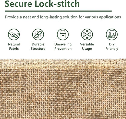 40“ x 80/160 Feet Burlap Roll Multipurpose Burlap Tree Wrap High Density Jute Fiber, Burlap Fabric for Gardening, Weed Barrier, Craft Projects and Party Decor (40in * 80ft)