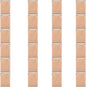 ImpressArt - Premium Metal Stamping Rectangle Blanks for Metal Stamping and Jewelry Making (24 Pack) (7/16" x 3/4" Rectangle w/ 2 Holes, Copper)