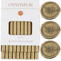 Wax Seal Sticks Bronze, ONWINPOR 20pcs Glue Gun Wax Sealing Sticks for Wax Seal Stamp, Bronze Gold Mini Wax Gun Sticks Suit to 0.28'' Glue Gun, Wedding Invitations, Envelope (Copper)