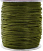 Mandala Crafts 1.5mm 109 Yards Dark Olive Green Cotton Waxed Cord for Jewelry Making Bracelet Cord Waxed String - Beading String Thread Jewelry Cords for Necklaces String