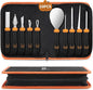 Pumpkin Carving Kit Tools Halloween, Professional Heavy Duty Carving Set, Stainless Steel Double-side Sculpting Tool Carving Kit for Halloween Decoration Jack-O-Lanterns, Gift for Halloween