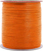 Mandala Crafts 2mm 109 Yards Orange Cotton Waxed Cord for Jewelry Making Bracelet Cord Waxed String - Beading String Thread Jewelry Cords for Necklaces String