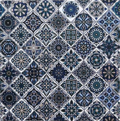 Groovy Boho Tribal Scrapbook Pad – 24 Bohemian Sheets for Scrapbooking, Junk Journals, Collage, Decoupage, Card Making & Mixed Media, 6x6 Single-Sided Craft Paper