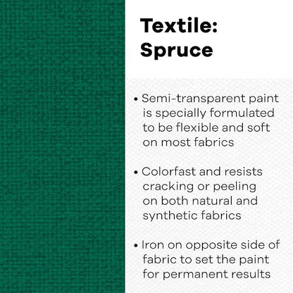 Textile Color Paint Spruce
