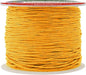 Mandala Crafts 1mm 109 Yards Mustard Yellow Cotton Waxed Cord for Jewelry Making Bracelet Cord Waxed String - Beading String Thread Jewelry Cords for Necklaces String
