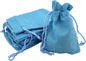 Palmhomee Pack Of 25 Burlap Gift Bags with Drawstring Linen Jewelry Pouches Wedding Hessian Jute Bags for Birthday Jewelry and Treat Pouches Party Wedding Favors Gift Art and DIY Craft   (3.6x4.8 Inch, Ocean Blue)