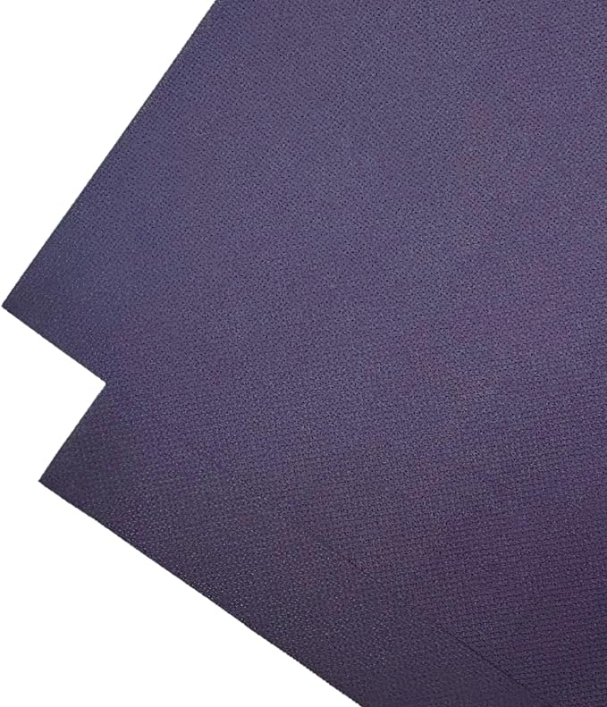 2 Sheets of Navy Blue 14 Count Aida Cloth – 21 x 21 Inch Pre-Cut Fabric Squares – Cross Stitch Fabric – 100% Cotton – Ideal for Needlework & Embroidery – The Knotty Unicorn