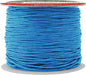 Mandala Crafts 1mm 109 Yards Deep Sky Blue Cotton Waxed Cord for Jewelry Making Bracelet Cord Waxed String - Beading String Thread Jewelry Cords for Necklaces String