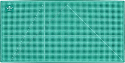 ALVIN GBM Self-Healing Cutting Mat 36 x 72 inch | Double-Sided Green/Black | 5-Layer Gridded Surface for Arts, Crafts and Sewing (actual size 36.61 x 72.83 inches) - Model GBM3672