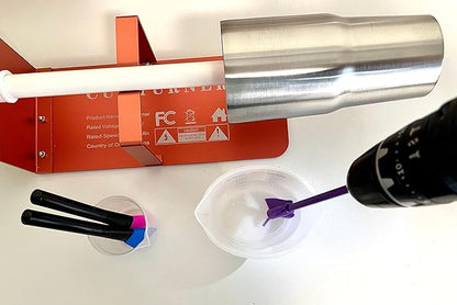 Epoxy Mixer Attachment for Drill Reusable Paint Mixer for Drill Resin Mixer Paint Stirrers Drill mixer Drill Attachment For Resin Molds Mixing (18)
