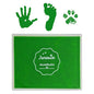 Ink Pad, 5x4'' Washable Non-Toxic Ink Stamp Pad for Baby Footprint Handprint, Green