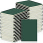 Yahenda 54 Pcs Spiral Notebook Bulk A5 Journal Lined 8.3'' x 5.5'' Writing Composition Paper Small Notepad Subject Notebook for Students Office Business Back to School Supplies (Deep Green)