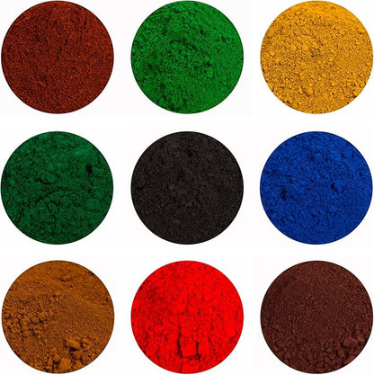 GOODTAKE Red Iron Oxide Pigment Powder, Concrete Cement Dye Color for Pastel Tile Paint, Mortar, Grout (Red, 4 oz)