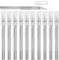 15 Pack Exacto Knife Set, Hobby Knife, Back to School Supplies Craft Knifes Kit for Art, Carving, DIY, Scrapbooking, Art, Cutting, Stencil(Silver)